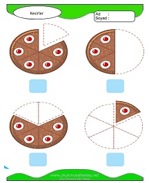 Kesirler Çalışma Sayfaları